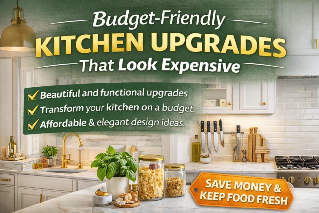 Budget-Friendly Kitchen Upgrades That Look Expensive