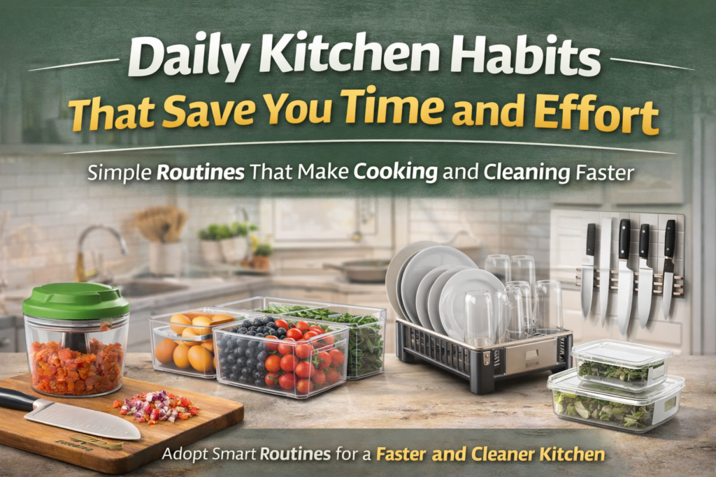 Daily Kitchen Habits That Save You Time